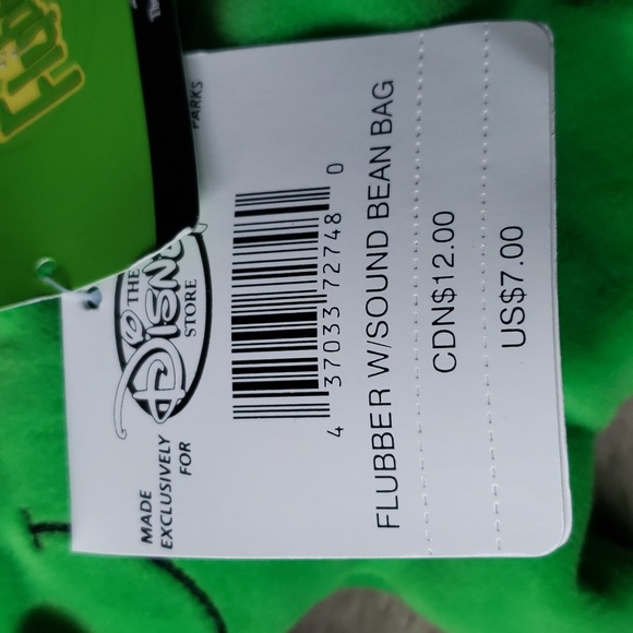 ☆WORKS☆Talking Flubber w/SOUND☆ Disney Movie Bean Bag Character, NWT - Picture 6 of 14
